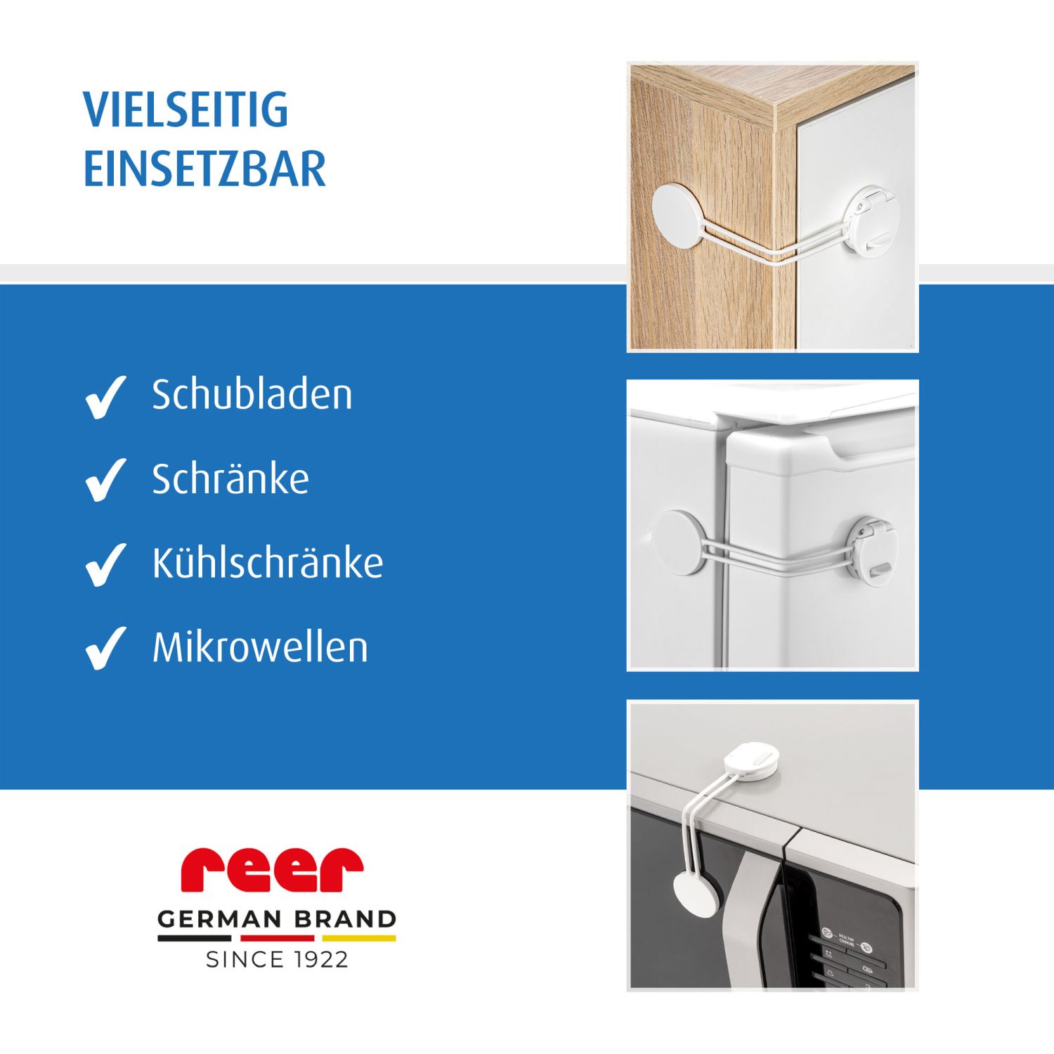 Multi-Sicherungen, weiß, 3 Stück