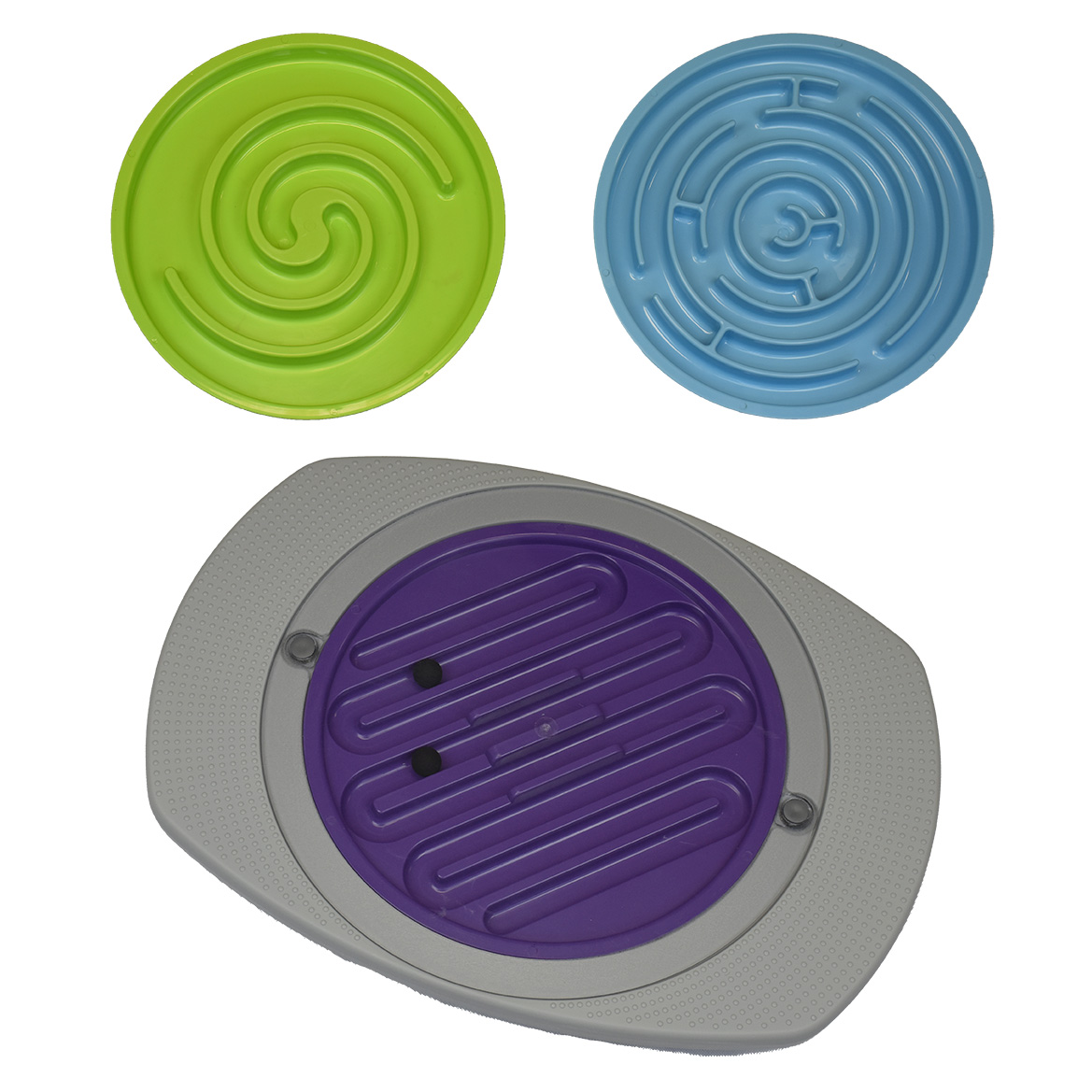 Balance board with removable inserts