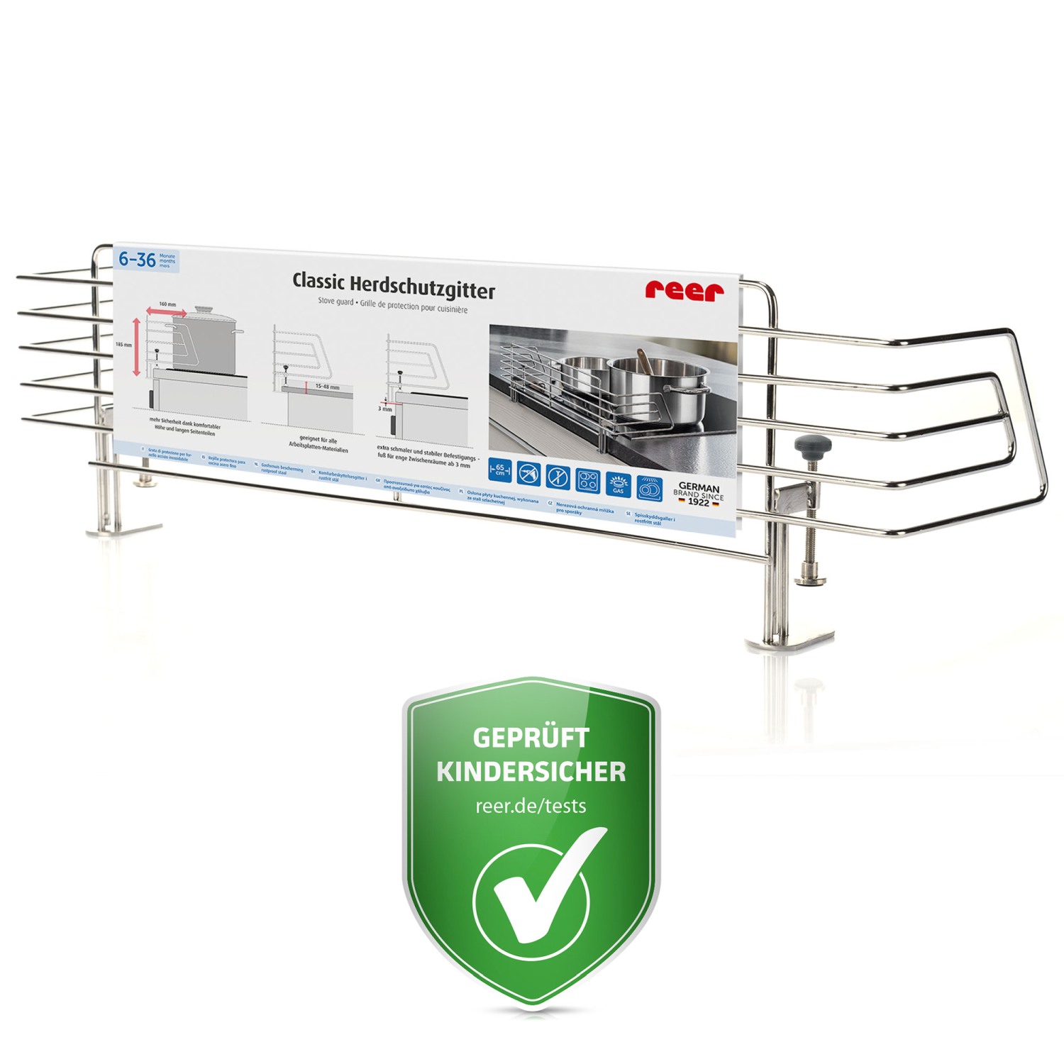 Produkt vor weißem Hintergrund