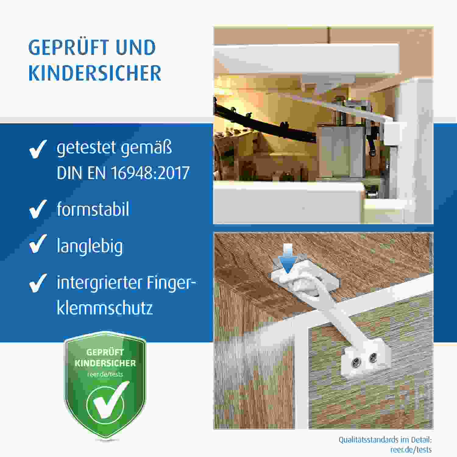 Produkt angebracht