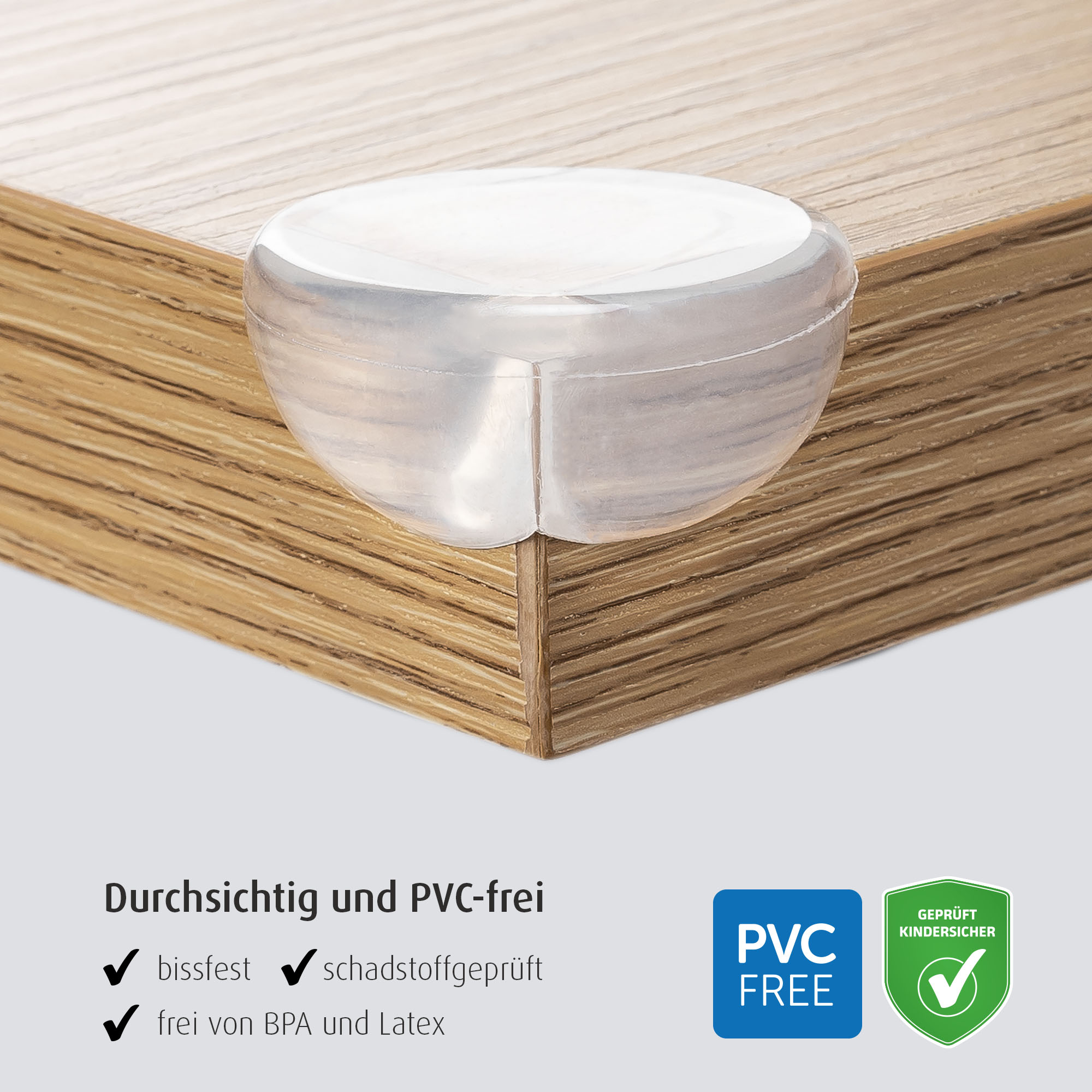 Eckenschutz TPE (PVC-frei), 4 Stück