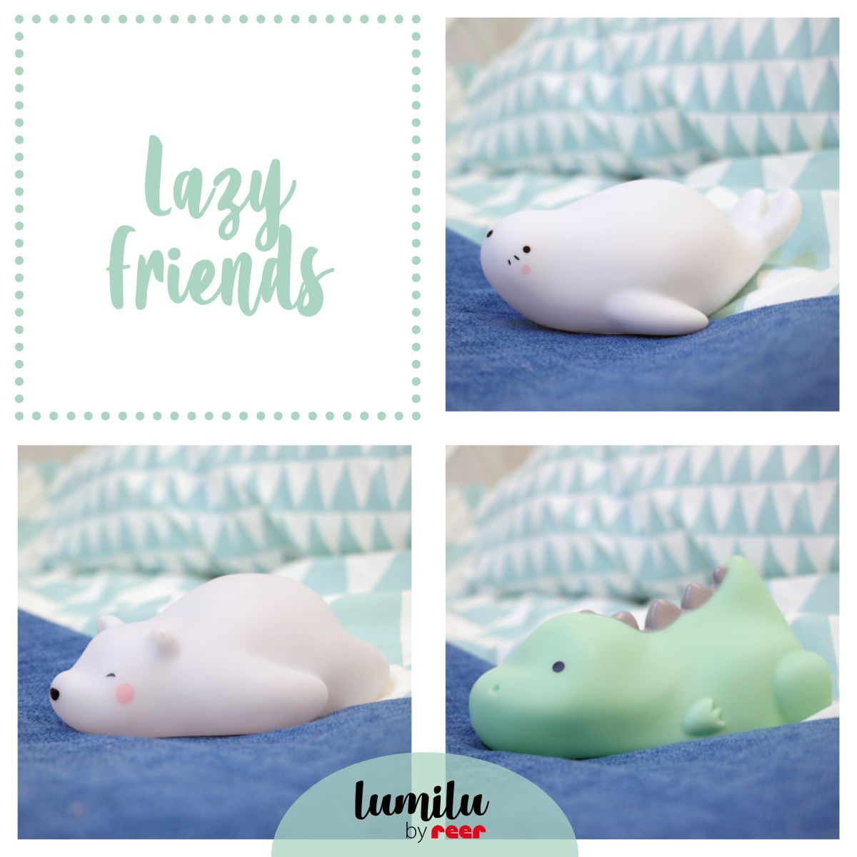 Seal - Lazy Friends lumilu Nachtlicht