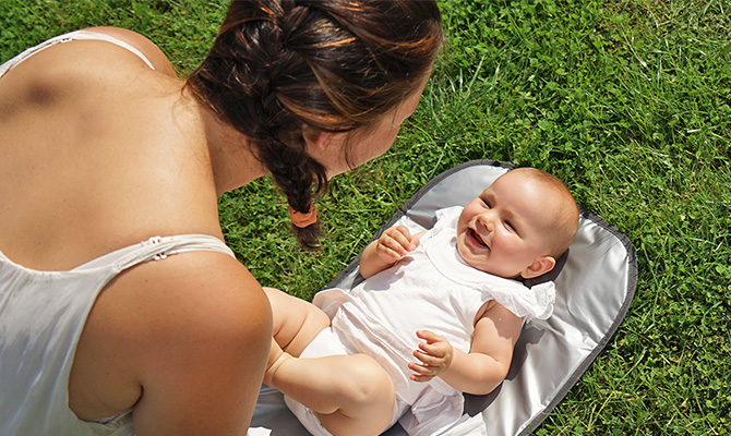 Hygienic baby changing