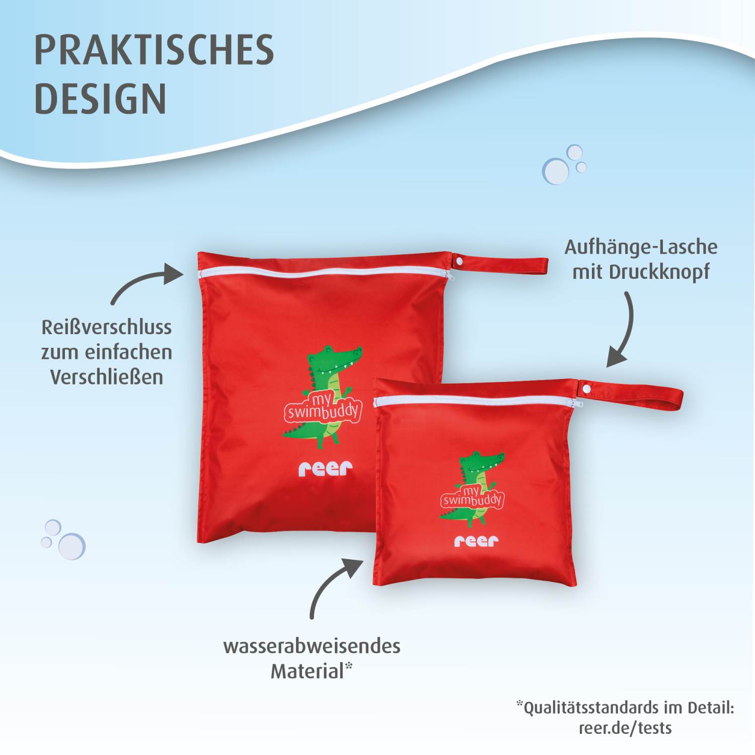 Wetbag mit praktischem Design