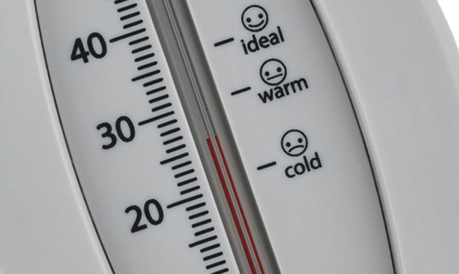 Einfache Temperaturkontrolle