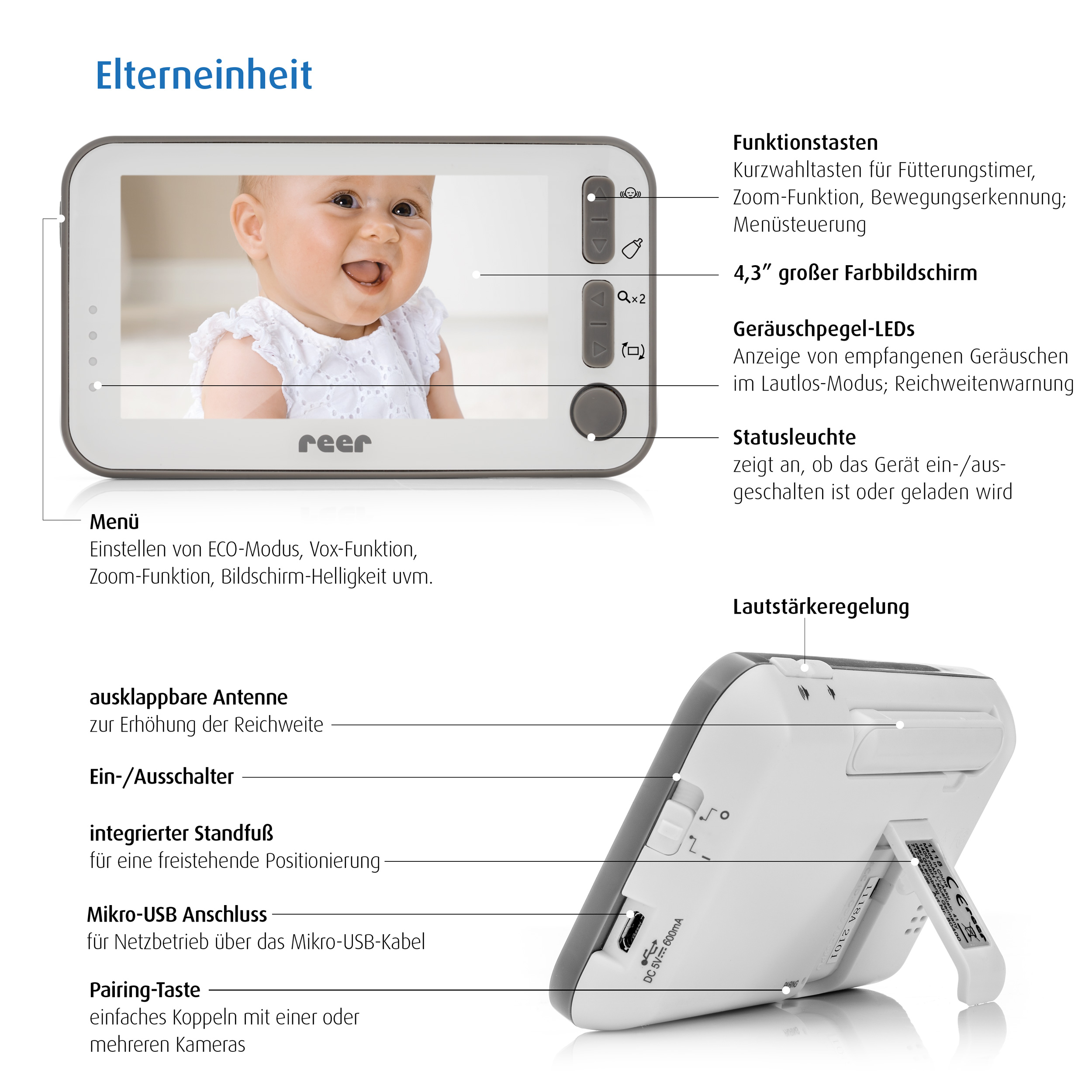BabyCam L Video-Babyphone - geprüfte B-Ware