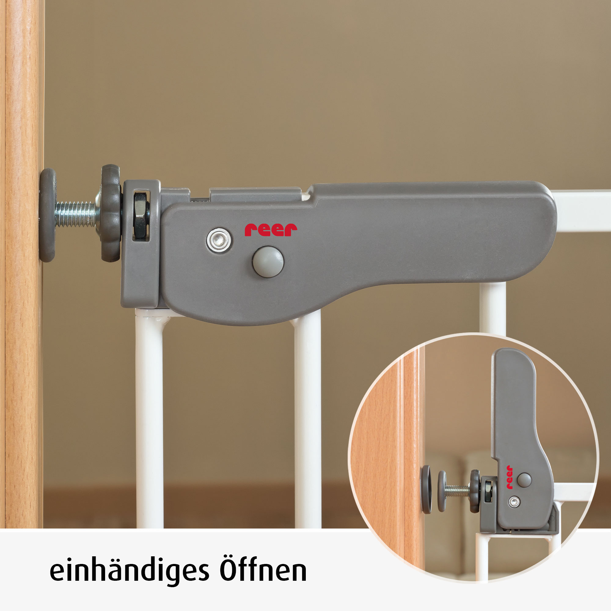 Advanced Wall-mounted gate, for gateway widths from 75 to 110 cm