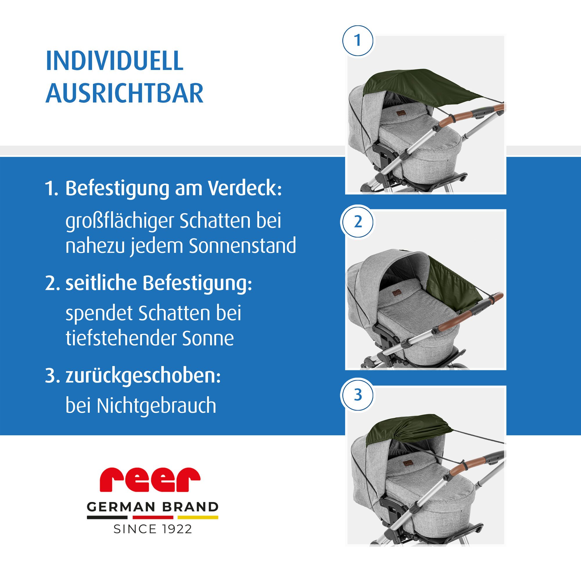 ShineSafe Sonnensegel, waldgrün