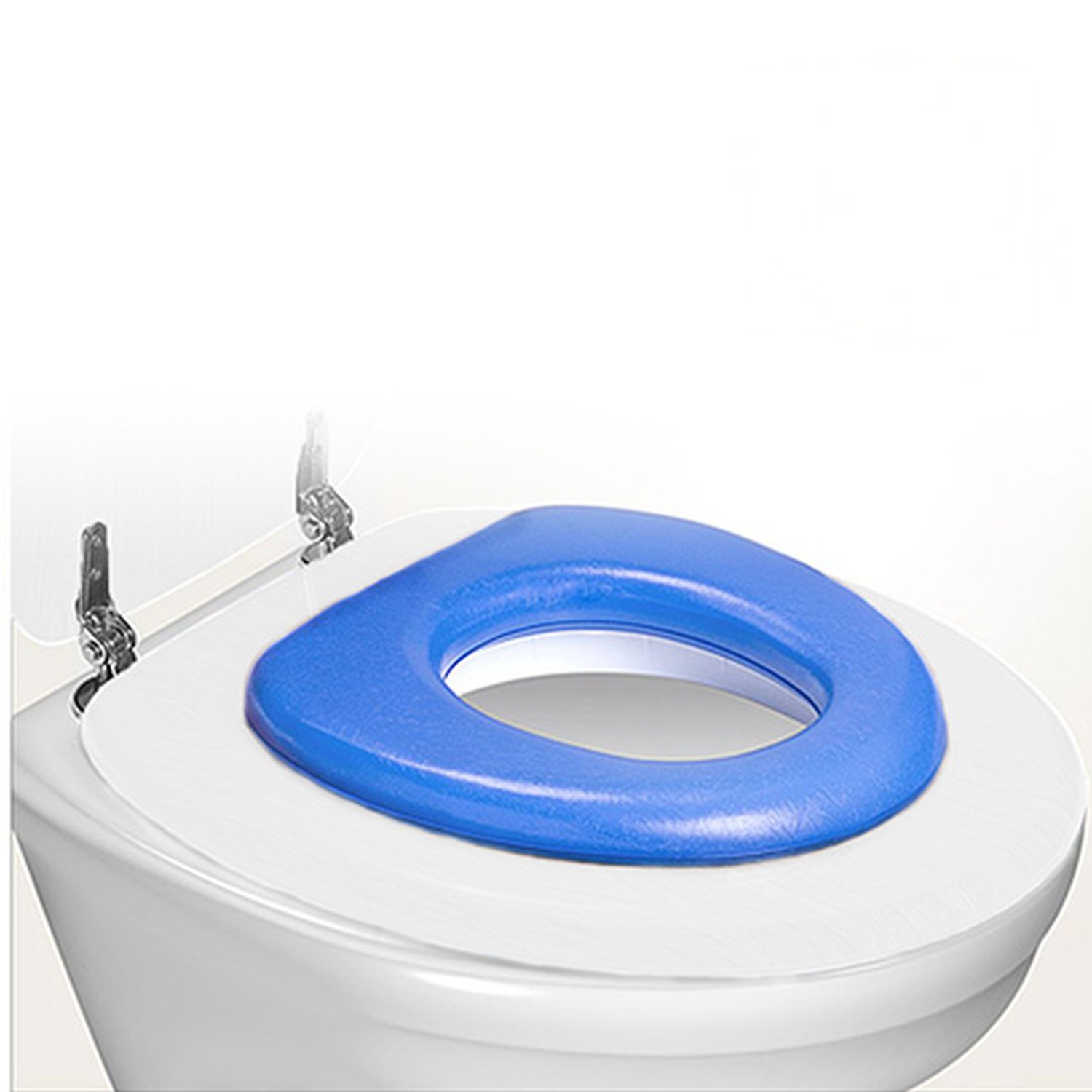 Soft toilet seat for children, blue