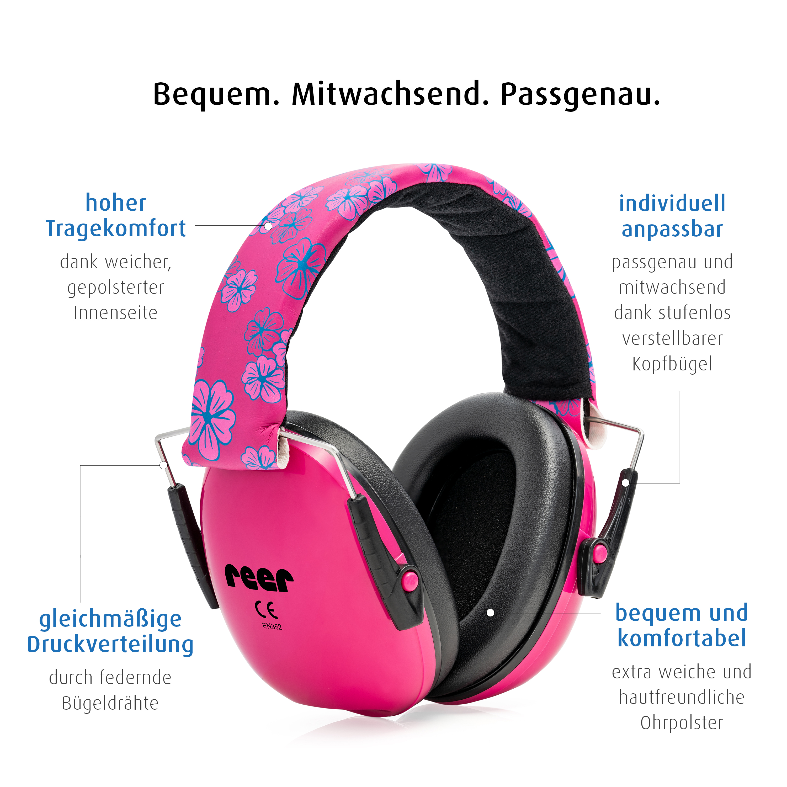 SilentGuard Kids Kapselgehörschutz, pink - geprüfte B-Ware