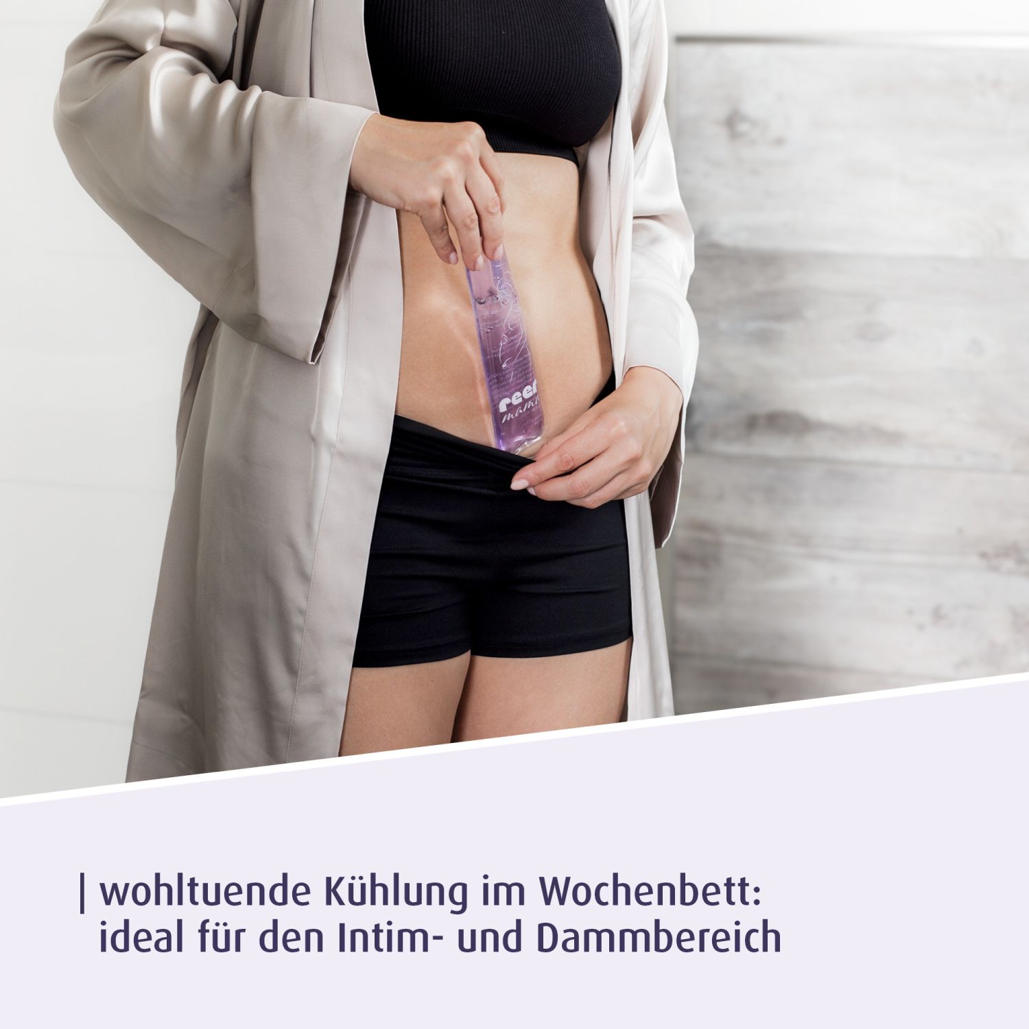Wohltuende Kühlung im Wochenbett