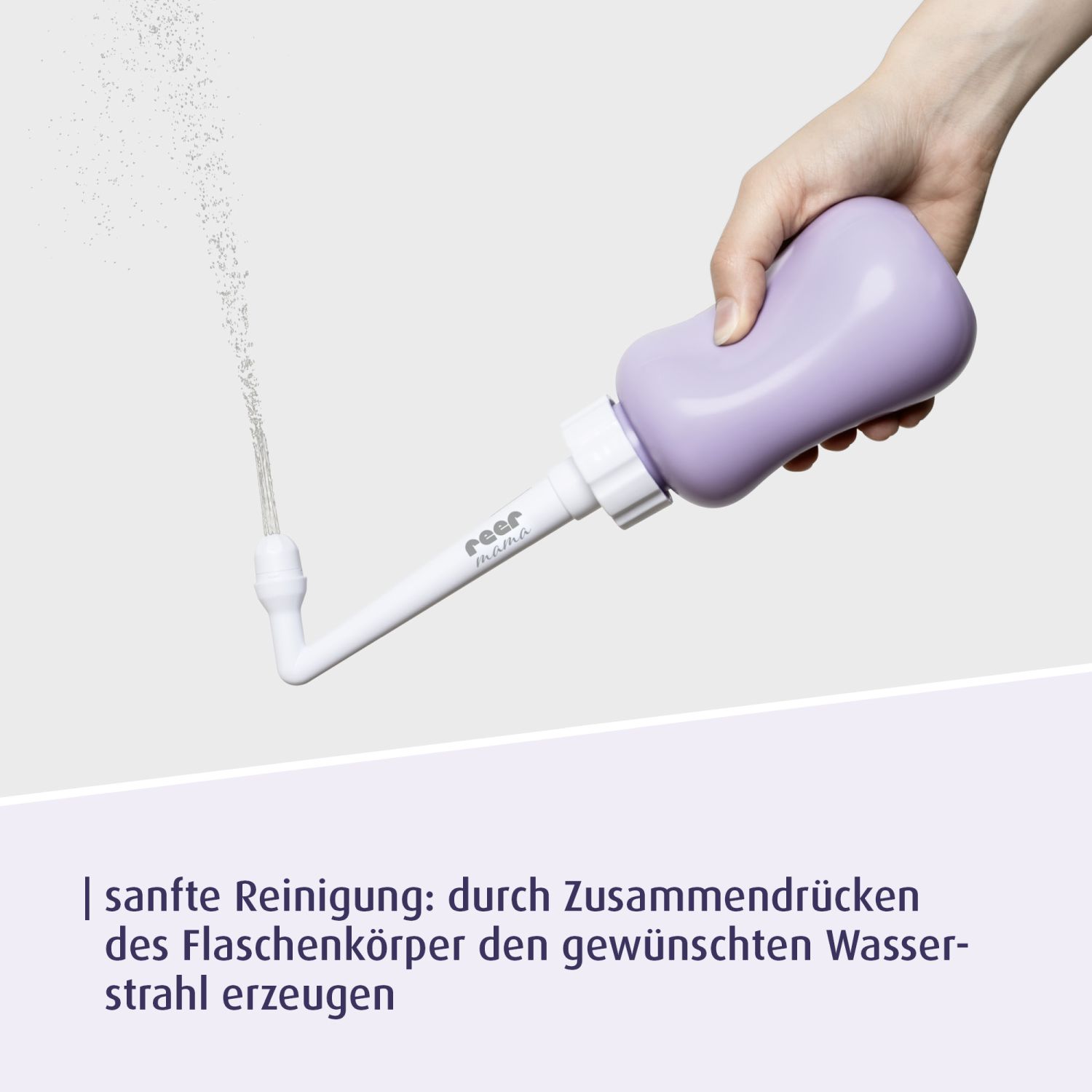 Sanfte Reinigung mit der Intimdusche