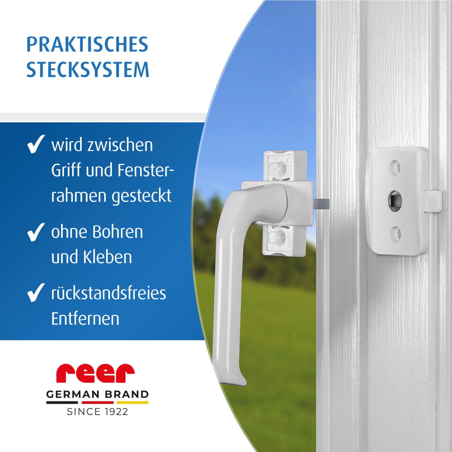 WinLock Fenster- und Balkontürsicherung, weiß, 1 Stück