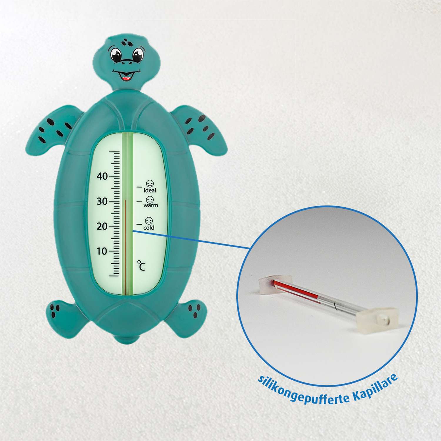Bath thermometer turtle
