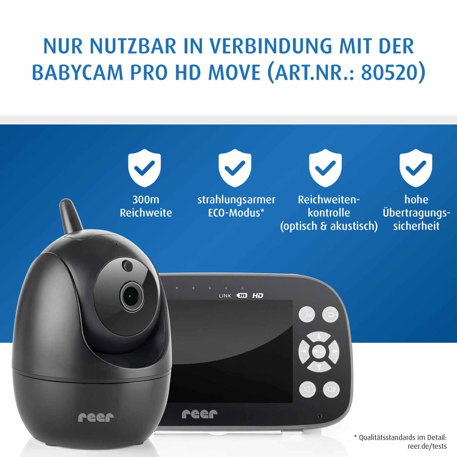 nur mit der BabyCam Pro HD Move nutzbar