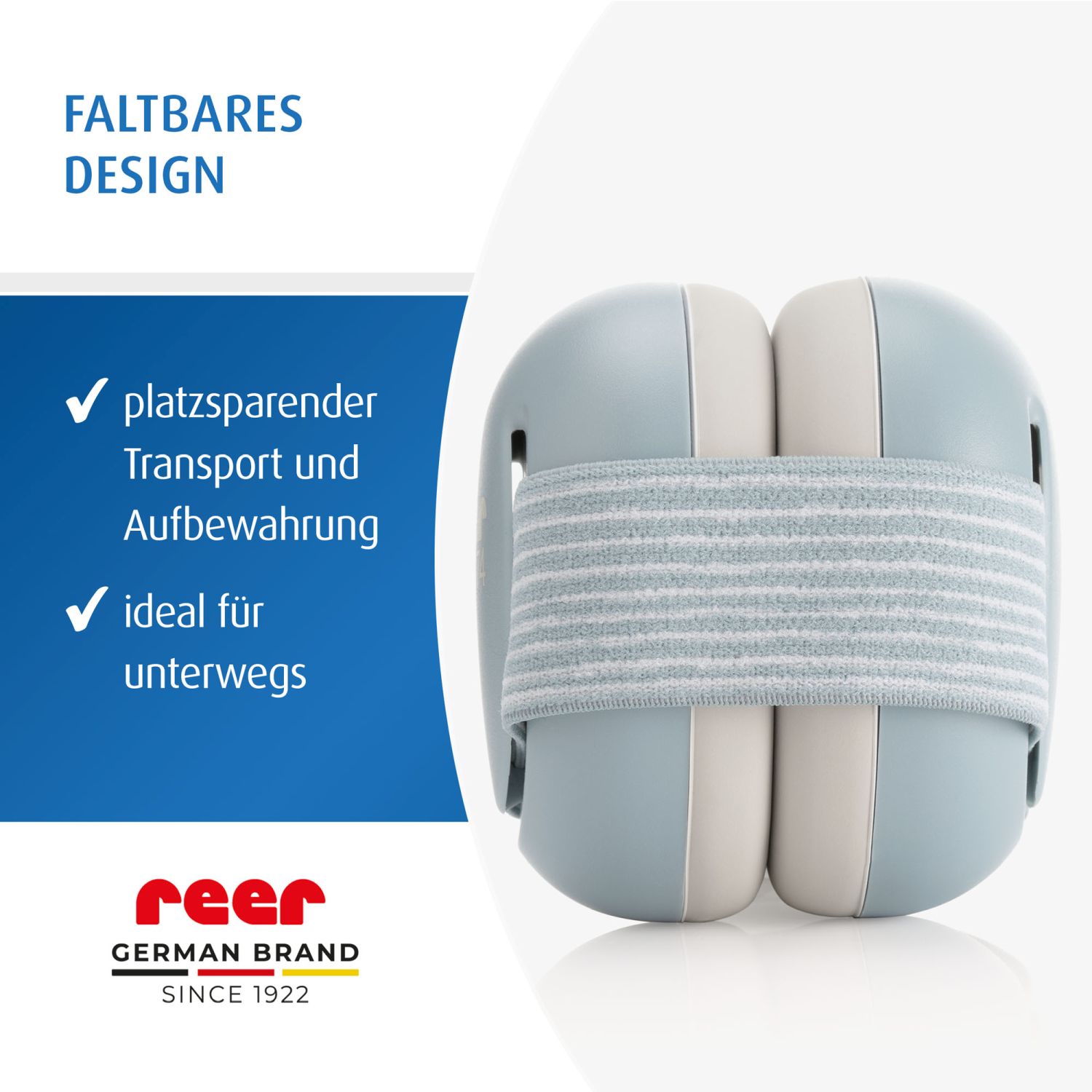 Collage Silentguardbaby  blau faltbares Design