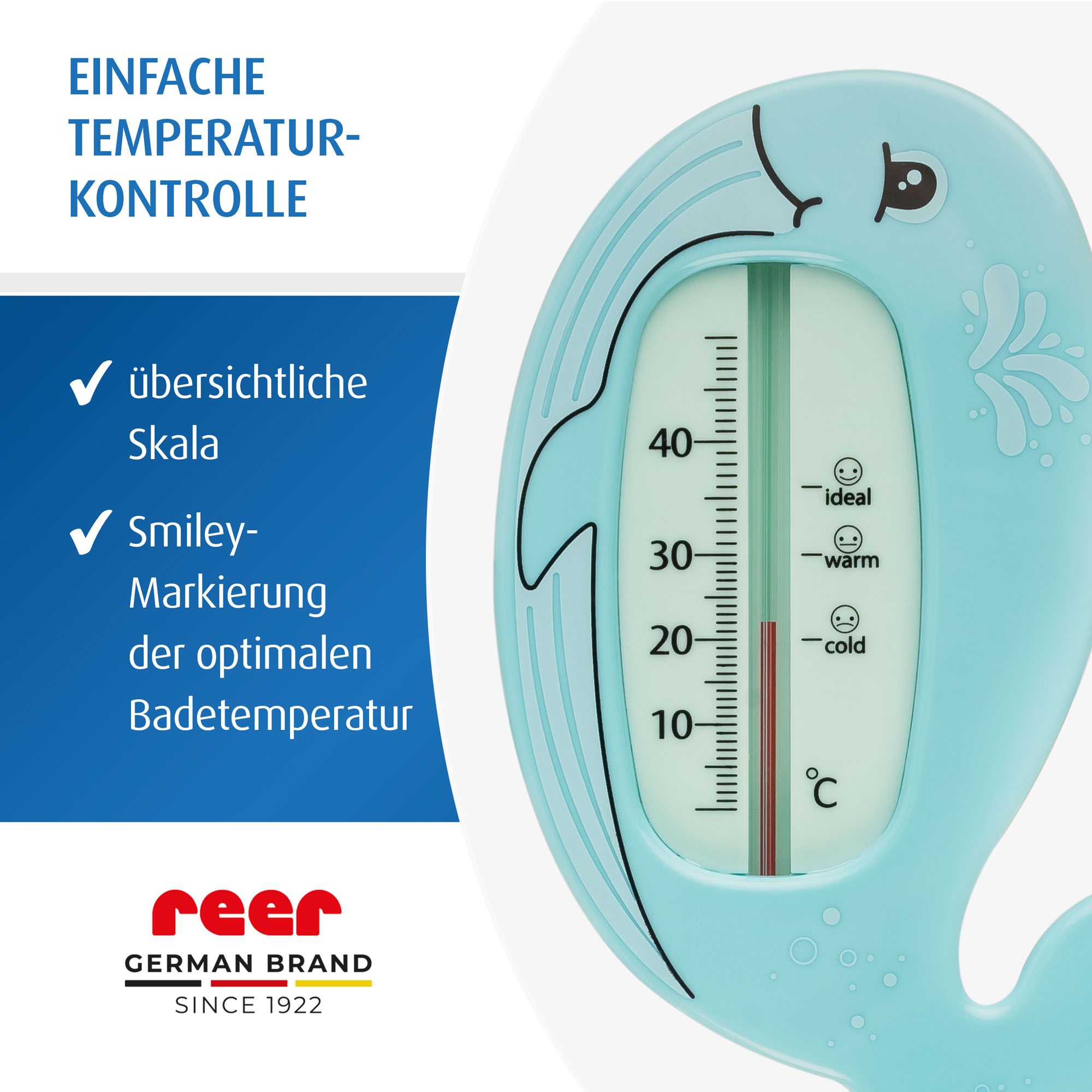 Einfache Temperaturkontrolle mit Wal Thermometer