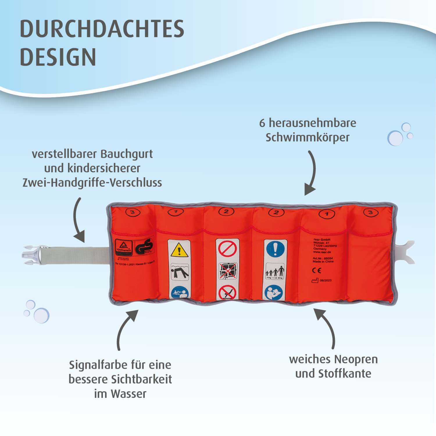 Schwimmgürtel mit kindergerechtem Design