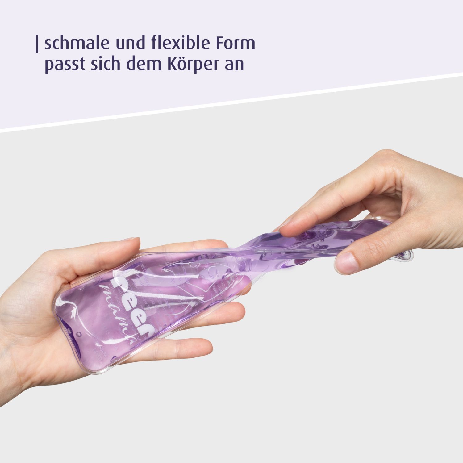 Wochenbett Kühleinlage mit schmaler und flexibler Form