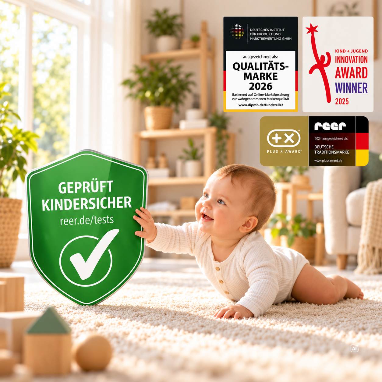 Geprüft kindersicher