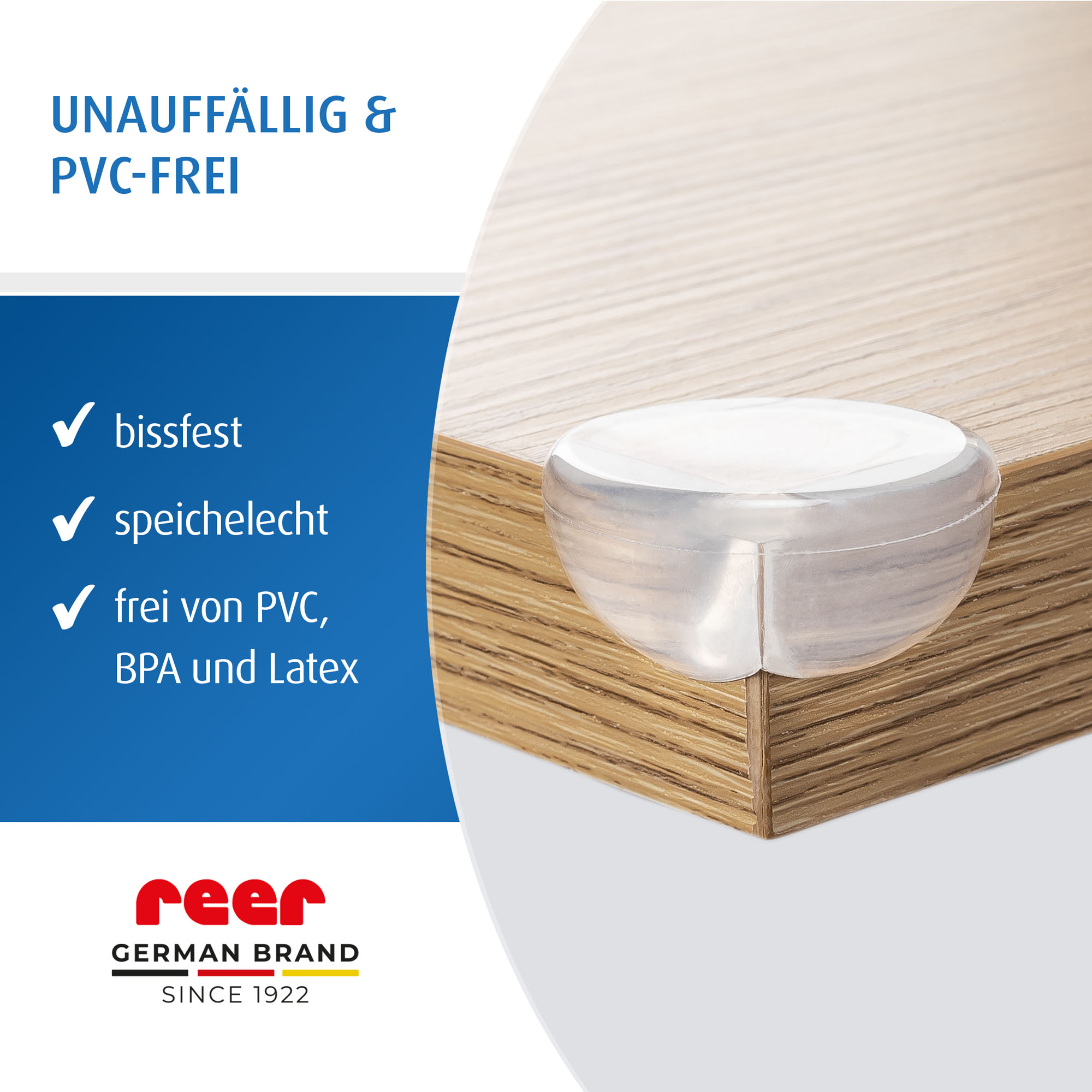 Eckenschutz TPE (PVC-frei), 12 Stück