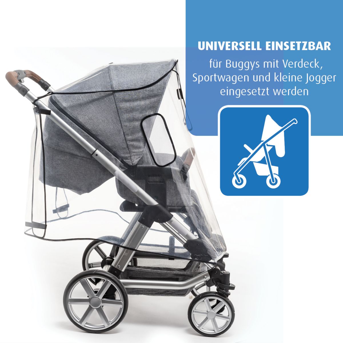 RainCover Active rain cover for buggies and sports pushchairs