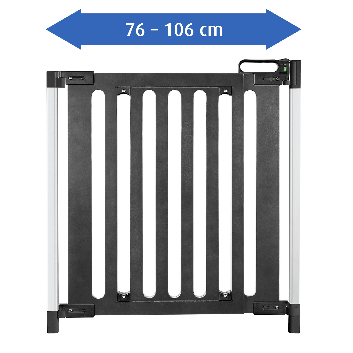 Trend wall mounted gate for gateway widths from 76 - 106 cm