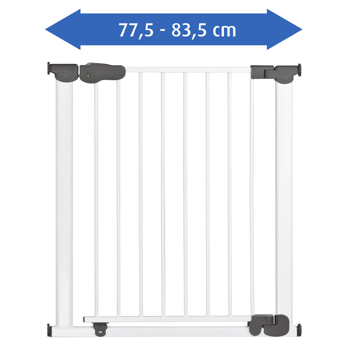 Advanced Pressure-mounted gate for gateway widths from 77.5 - 83.5 cm