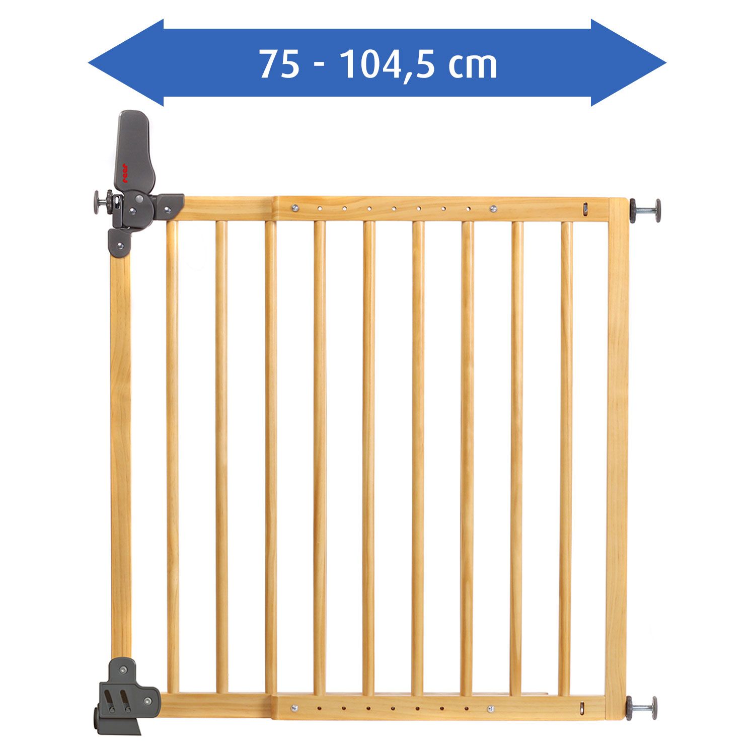 Basic Twin fix gate for gateway widths from 75 to 104.5 cm